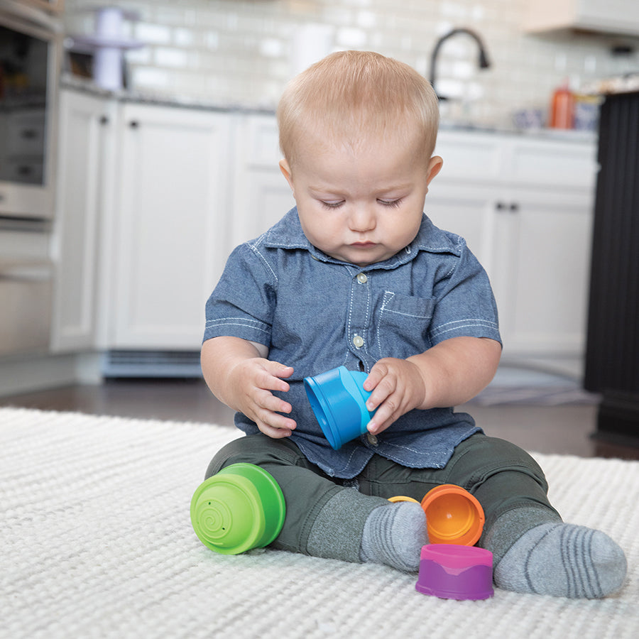 Dimpl Stack Sensory Toy for Toddlers