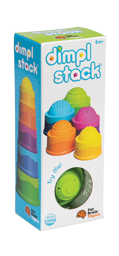 Dimpl Stack Sensory Toy for Toddlers