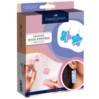 Painted Wood Earrings