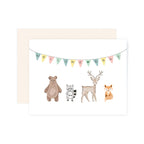 Animals Welcome Baby Card