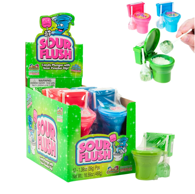 Sour Flush Candy Plunger