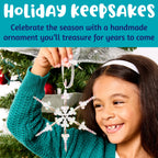 Holiday Beaded Snowflake Ornaments