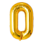 34" Foil Number Balloon - 0 to 9 - Gold