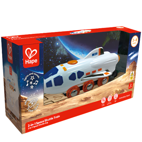 2-In-1 Space Shuttle Train