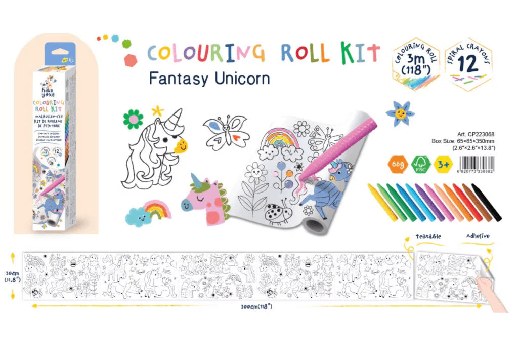 Haku Yoka Colouring Roll Kit