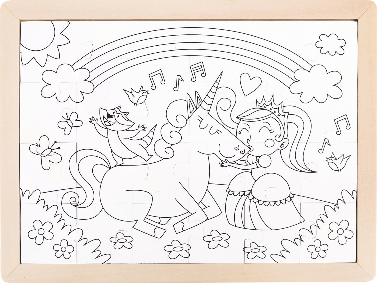 Unicorn Friends Wooden Puzzle