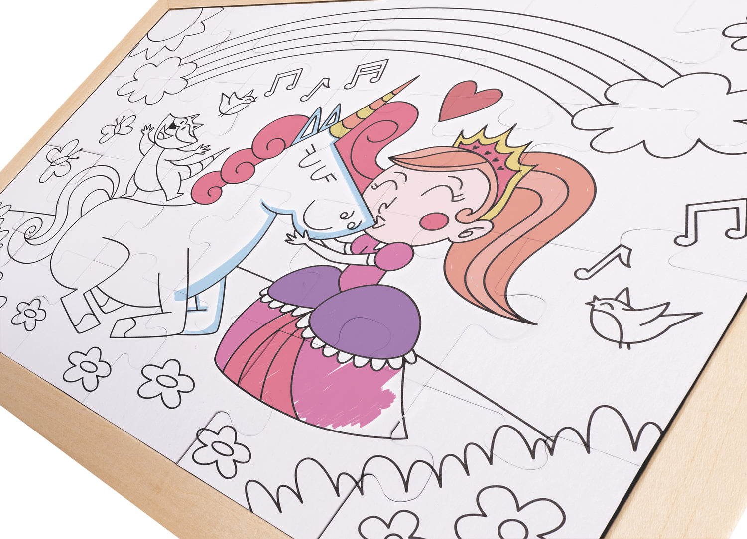 Unicorn Friends Wooden Puzzle