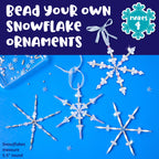 Holiday Beaded Snowflake Ornaments