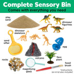 Sensory Bin Dinosaur Dig