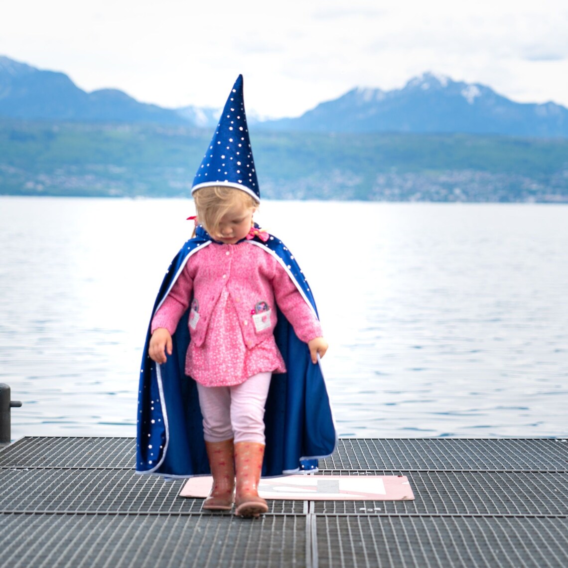 Sparkle Wizard Cape & Hat