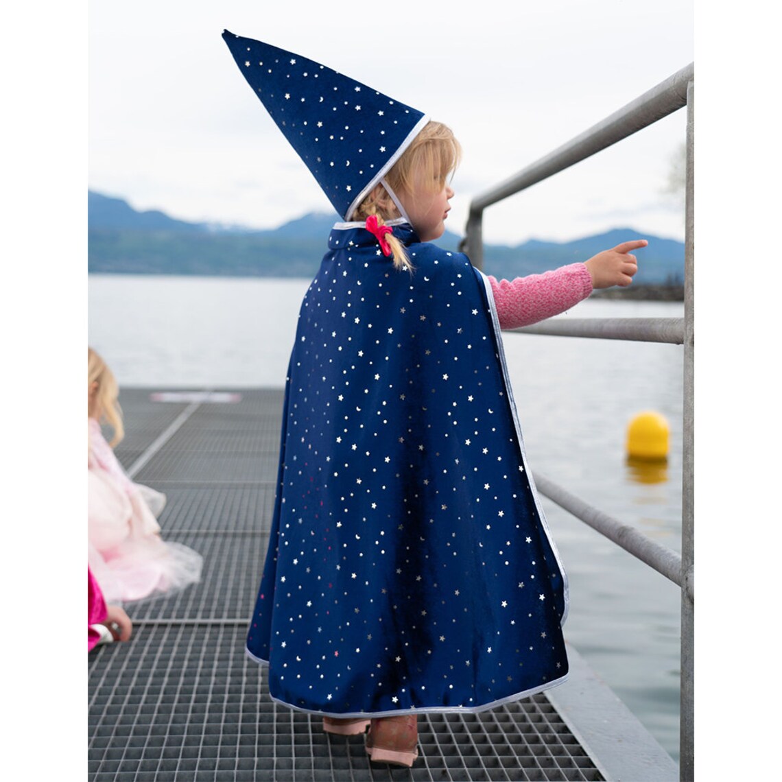 Sparkle Wizard Cape & Hat