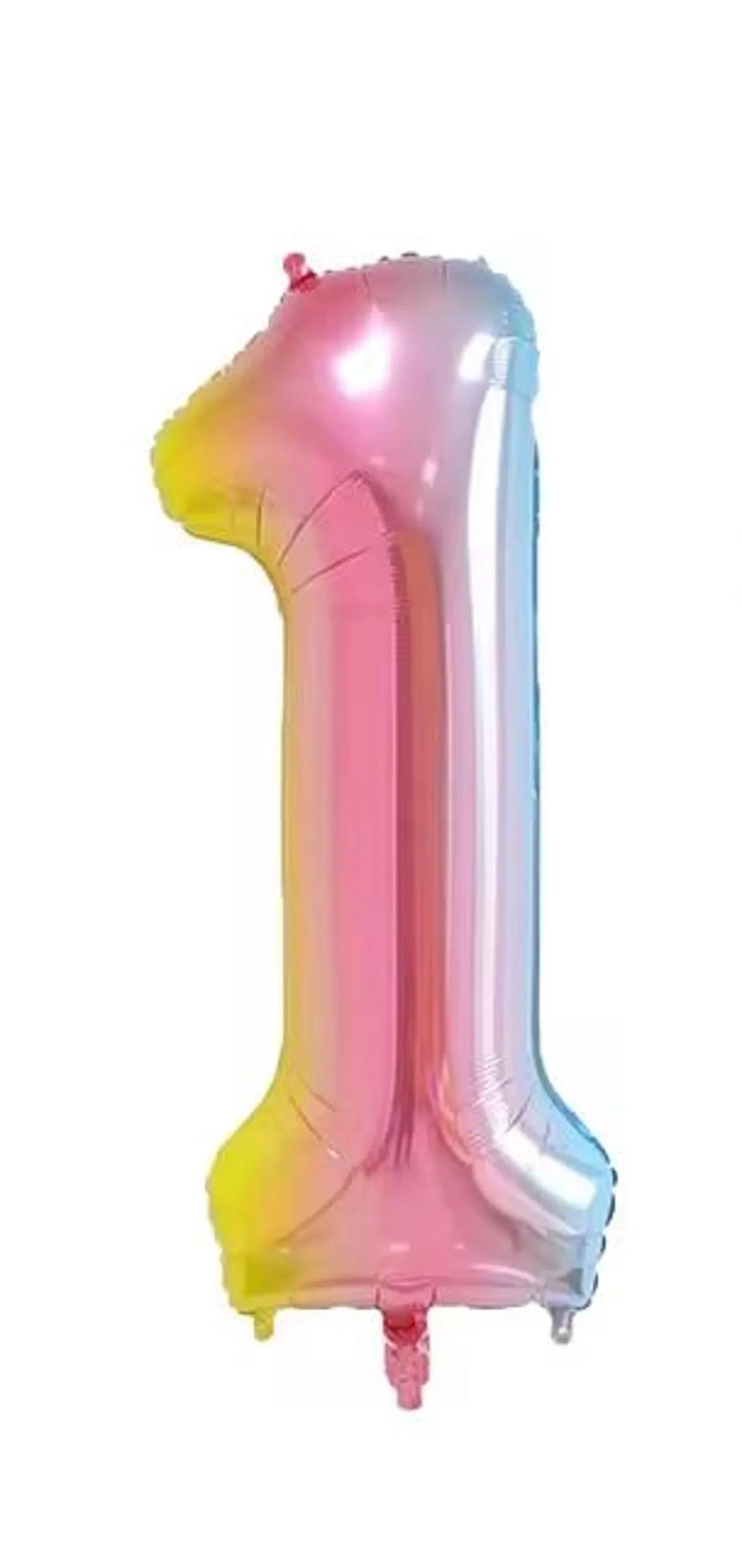 34" Foil Number Balloon - 0 to 9 - Gradient