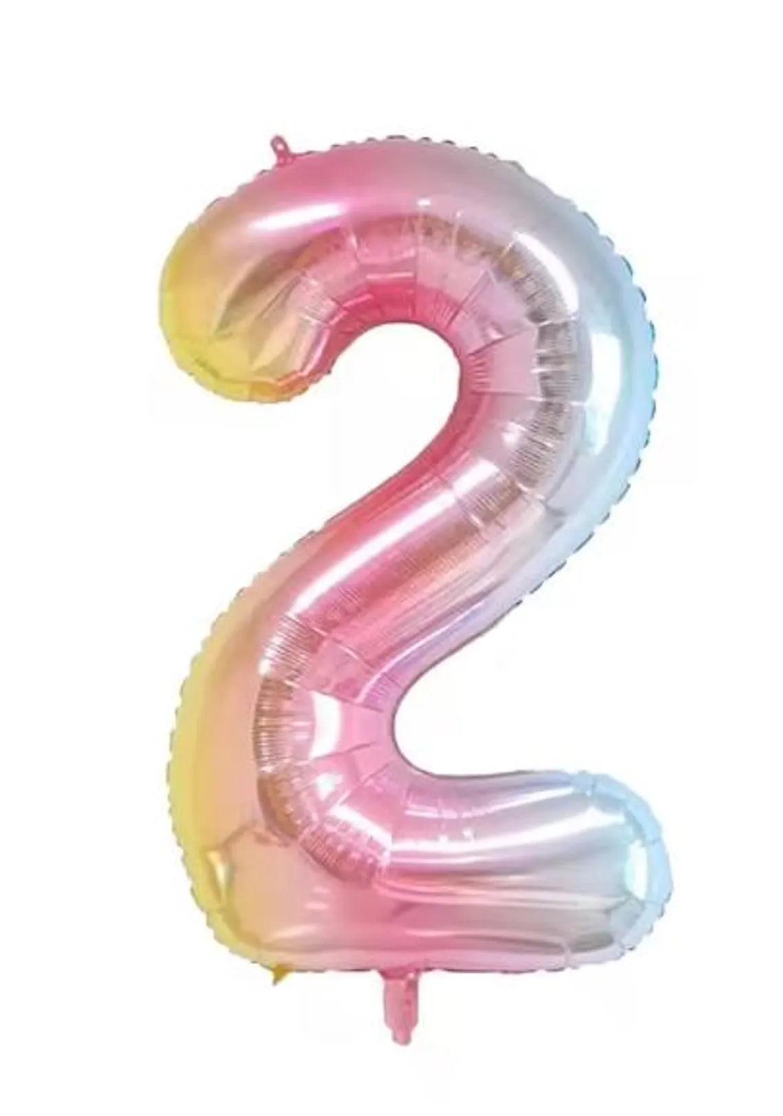 34" Foil Number Balloon - 0 to 9 - Gradient