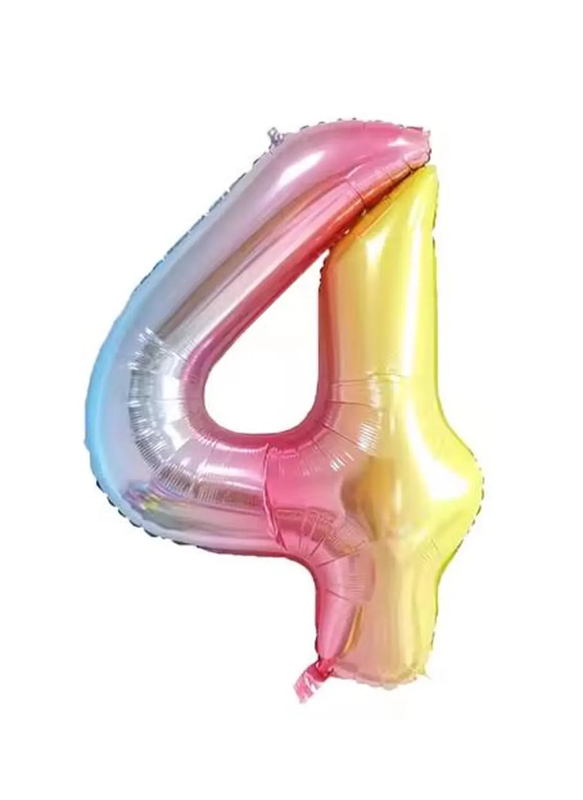 34" Foil Number Balloon - 0 to 9 - Gradient