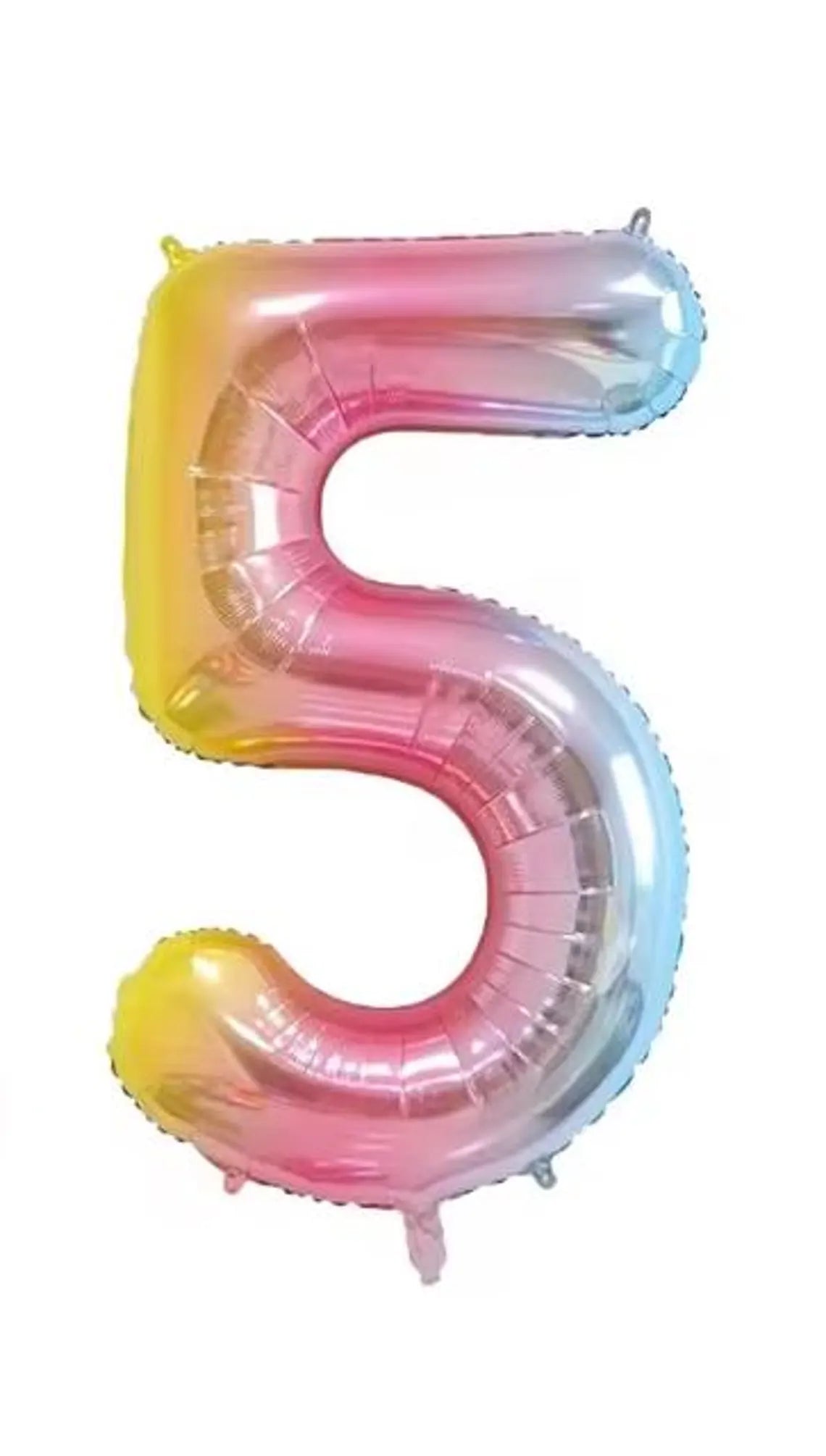 34" Foil Number Balloon - 0 to 9 - Gradient