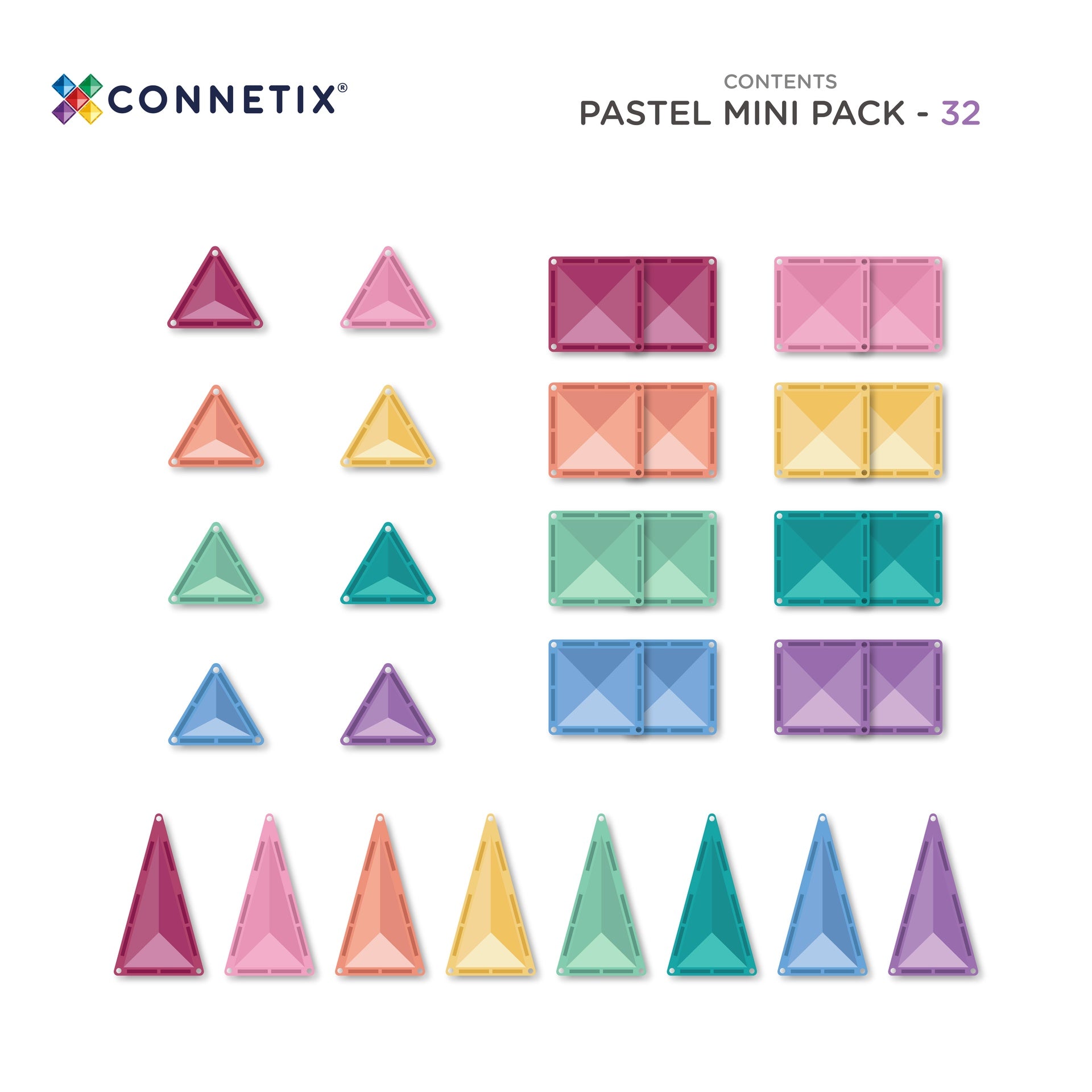 Pastel Mini Pack, 32 Pieces