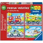 MFP Rescue Vehicles 2, 3, 4, 5 pc Puzzles