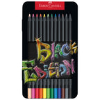 Black Edition Colour Pencils - 12ct Tin