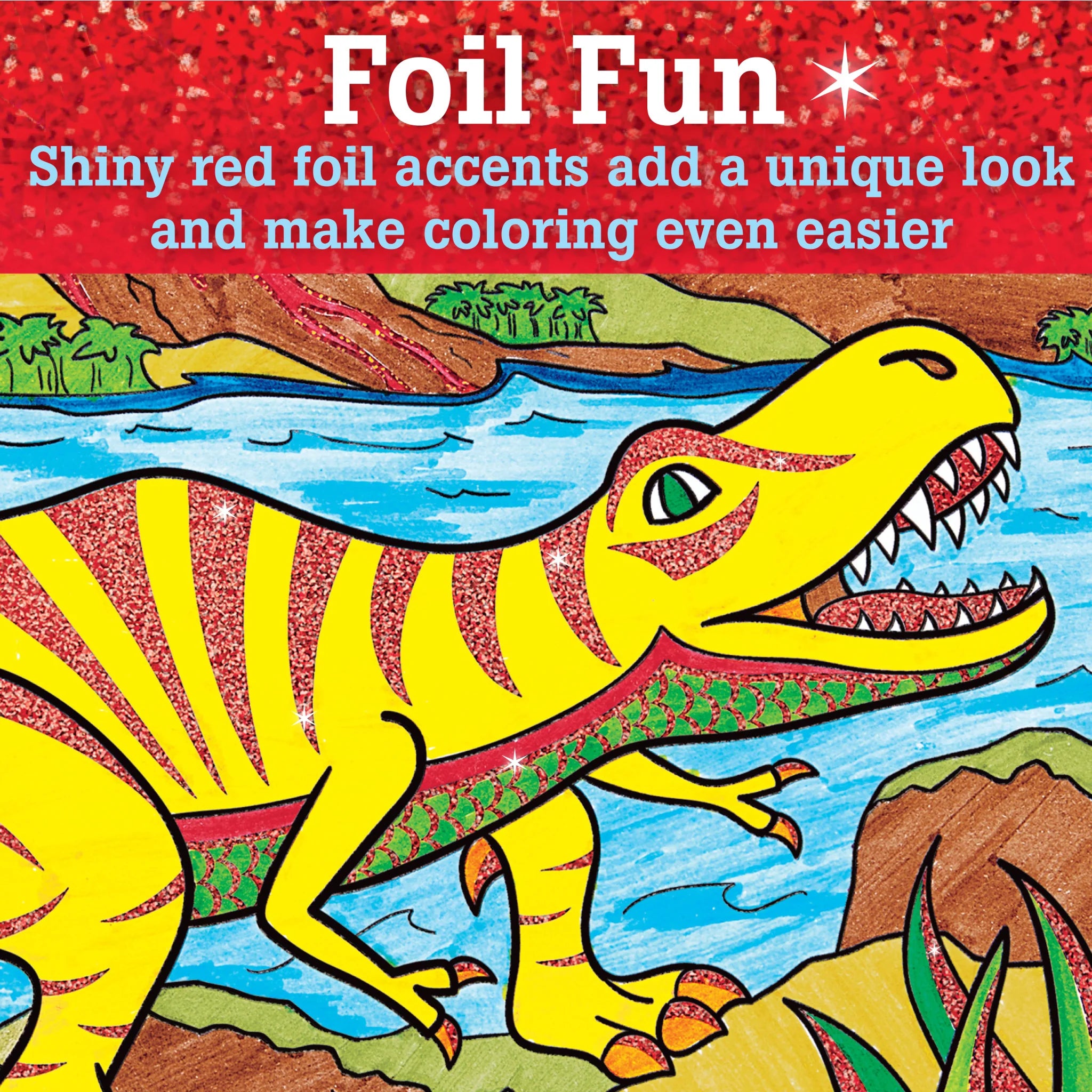 Color by Number - T-Rex Foil Fun
