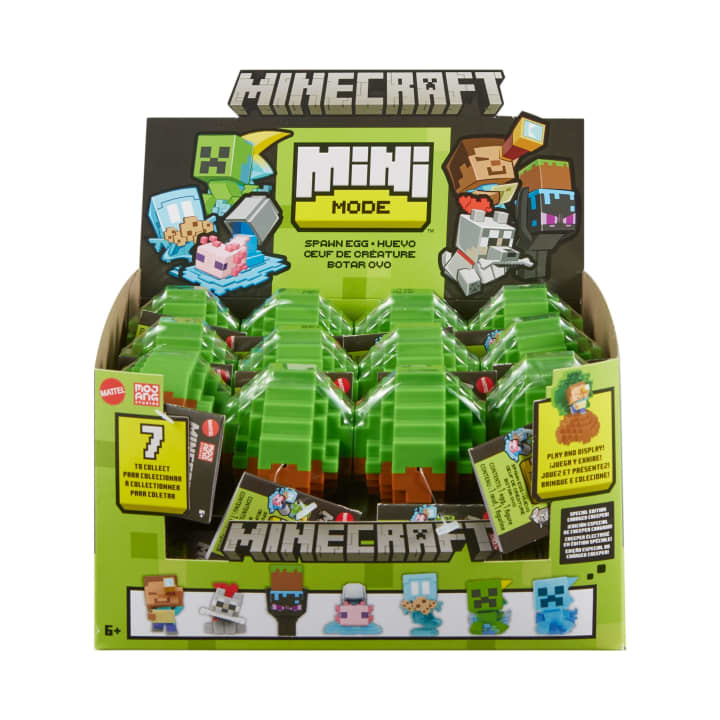 Minecraft Mini Mode Spawn Egg With Surprise Mini Figure