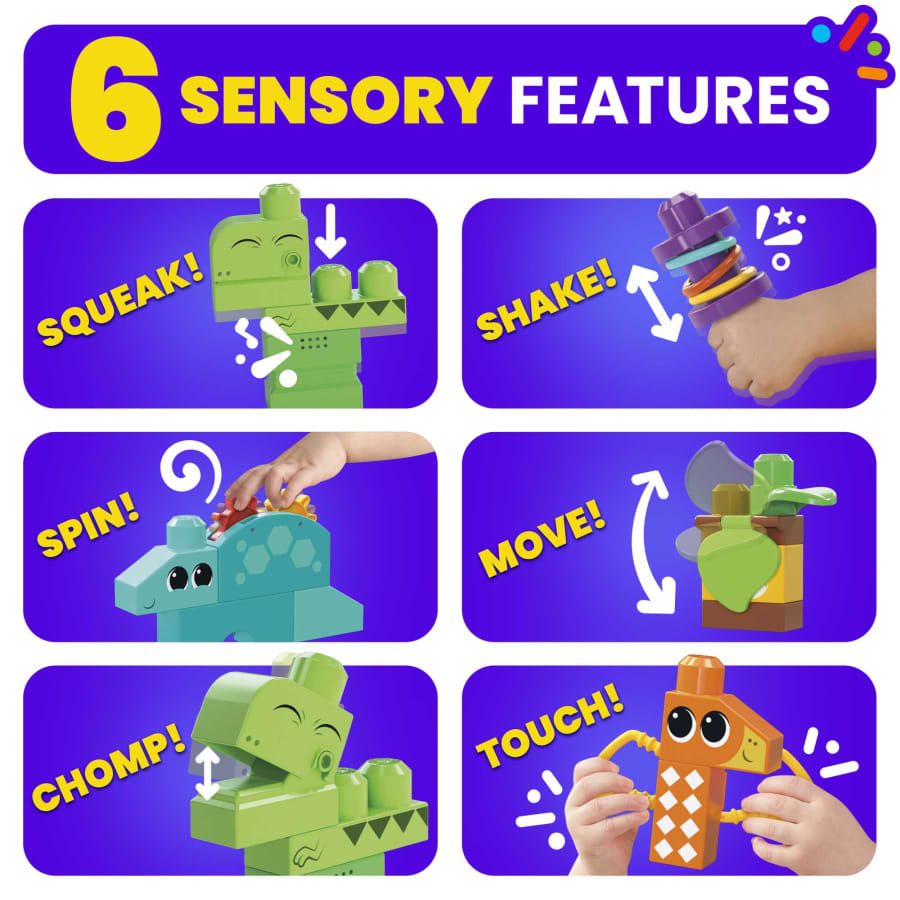 MEGA Bloks Squeak 'n Chomp Dinos