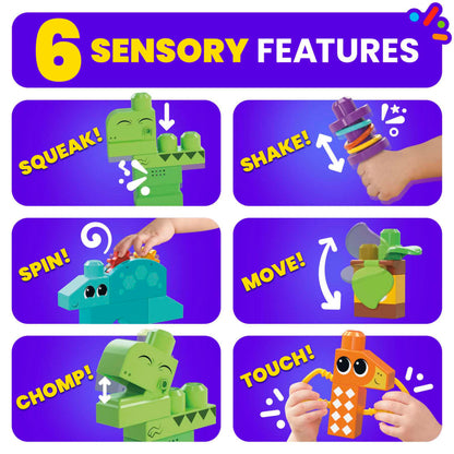 MEGA Bloks Squeak 'n Chomp Dinos