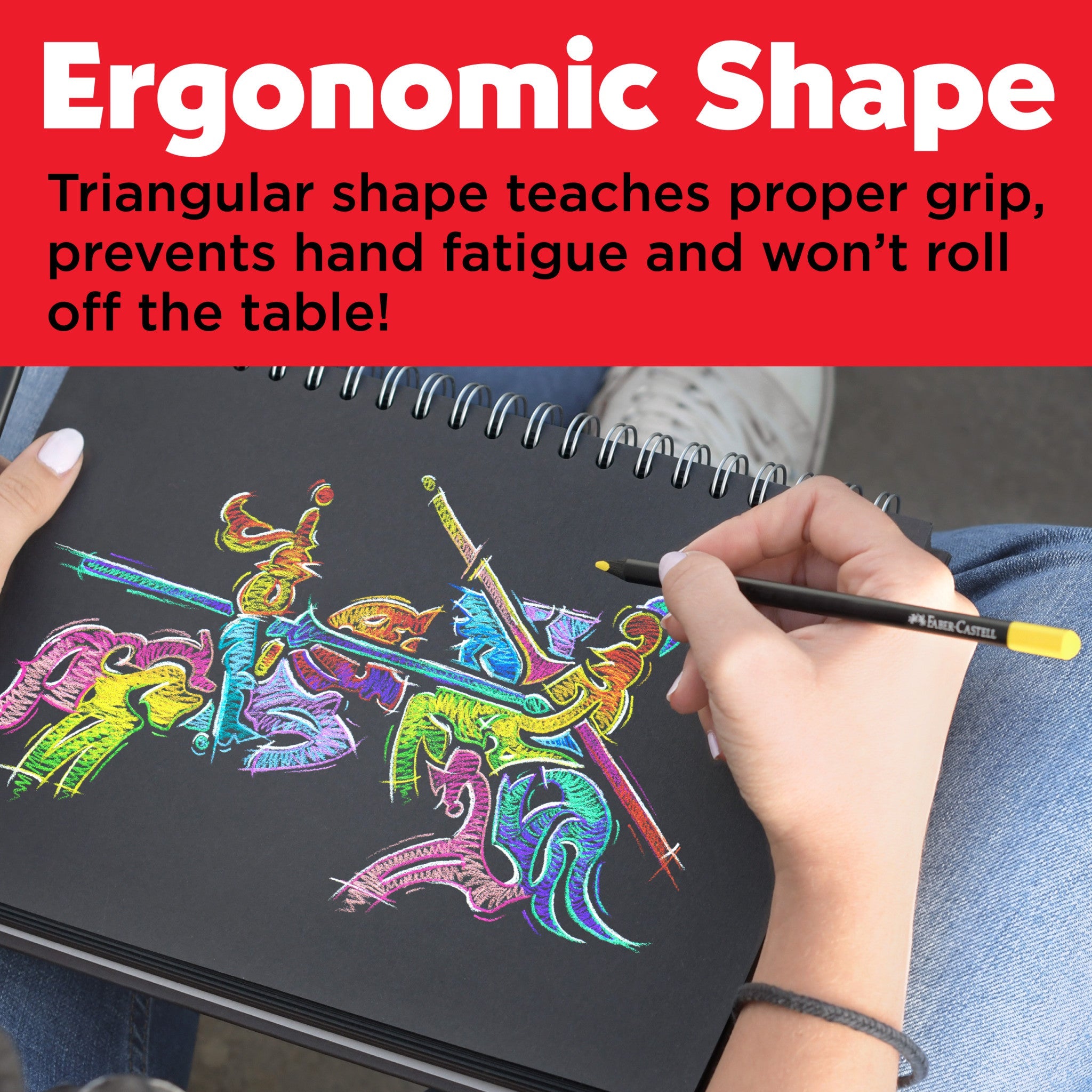 Black Edition Colour Pencils - 12ct Tin