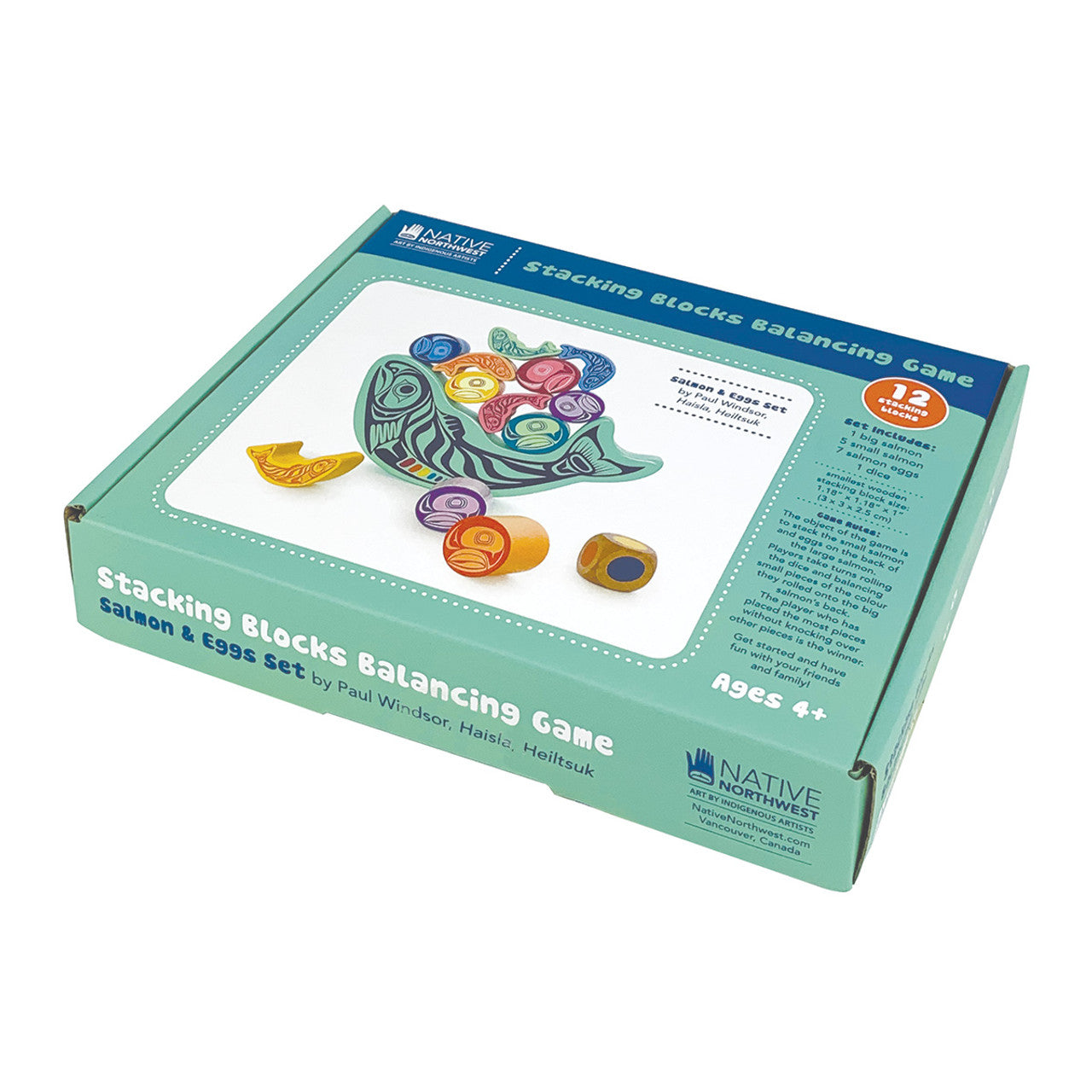 Balancing Game - Salmon and Eggs by Paul Windsor