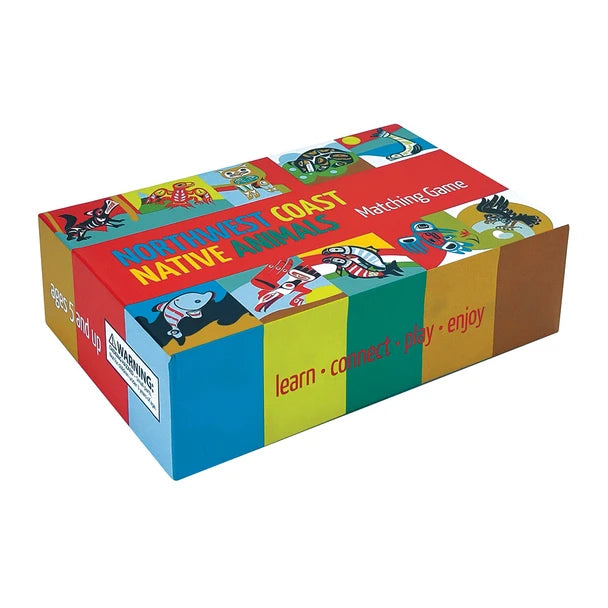 Northwest Coast Native Animals Matching Game