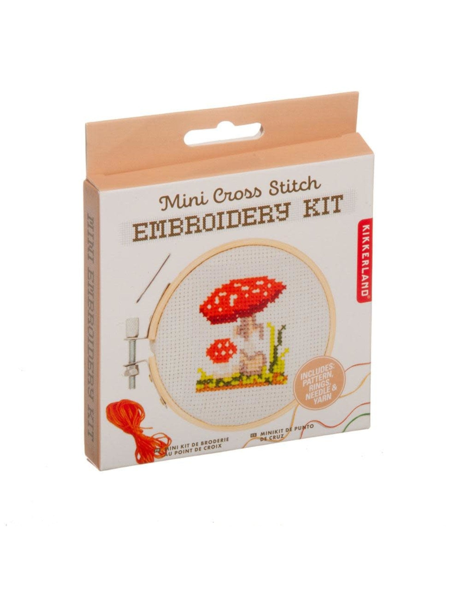 CrossStitch Embroidery Kit- Mushroom