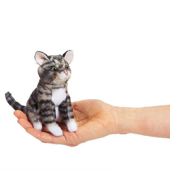 Mini Cat, Tabby Finger Puppet