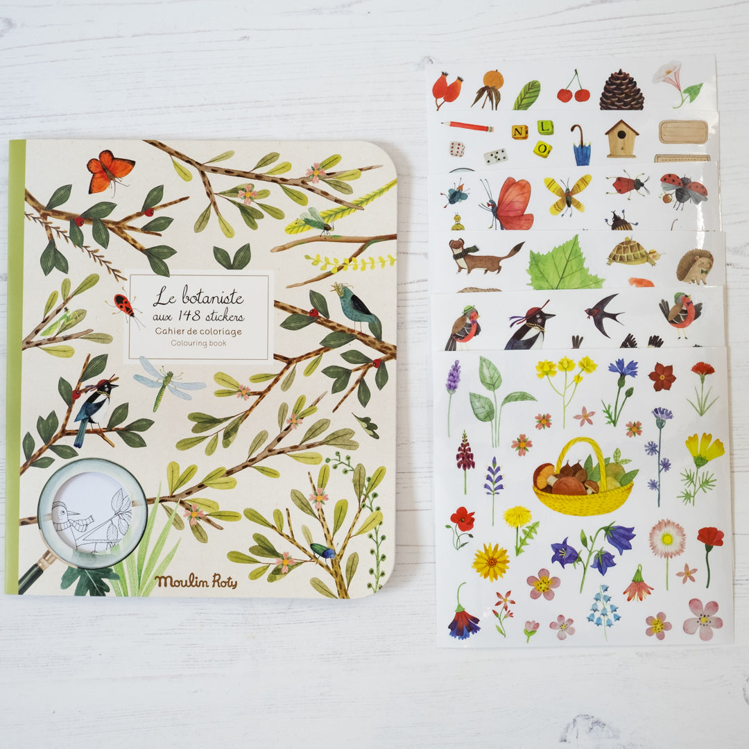 Le Botaniste Botanist Sticker and Colouring Book