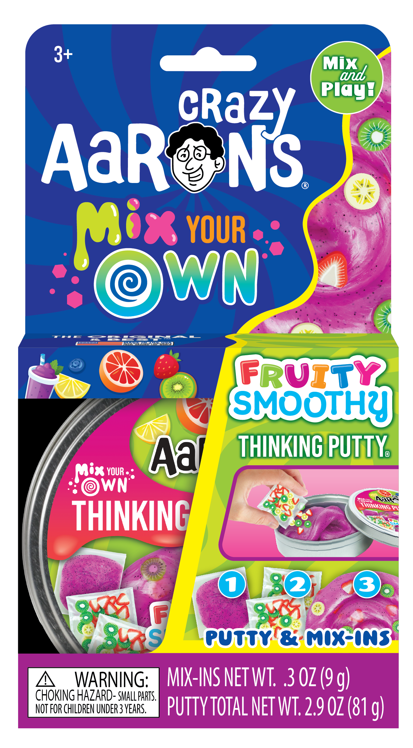 4" Thinking Putty - Mix Your Own Fruity Smoothy