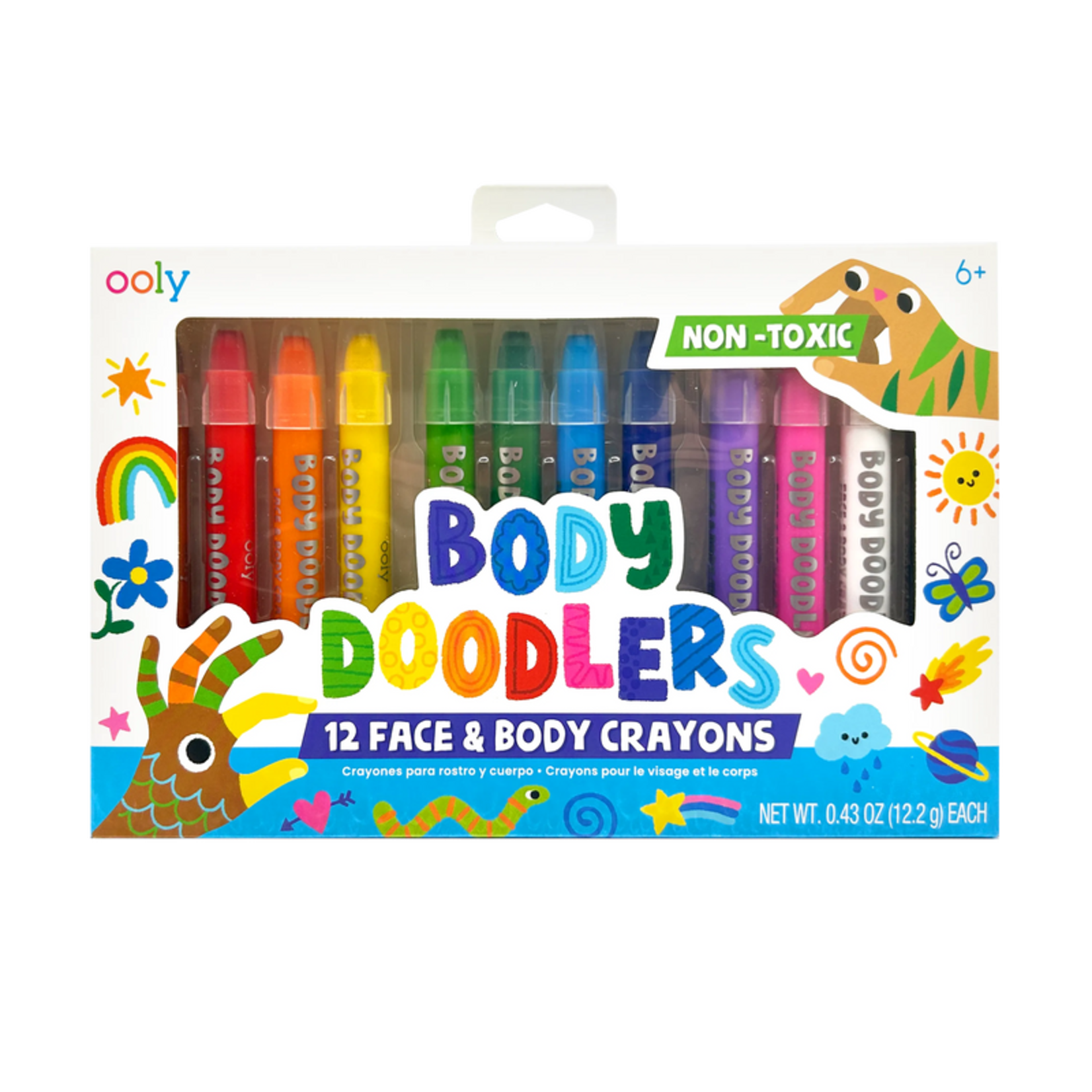 Body Doodlers: Face & Body Crayons