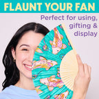 Paper Fan Coloring - Koi Fish