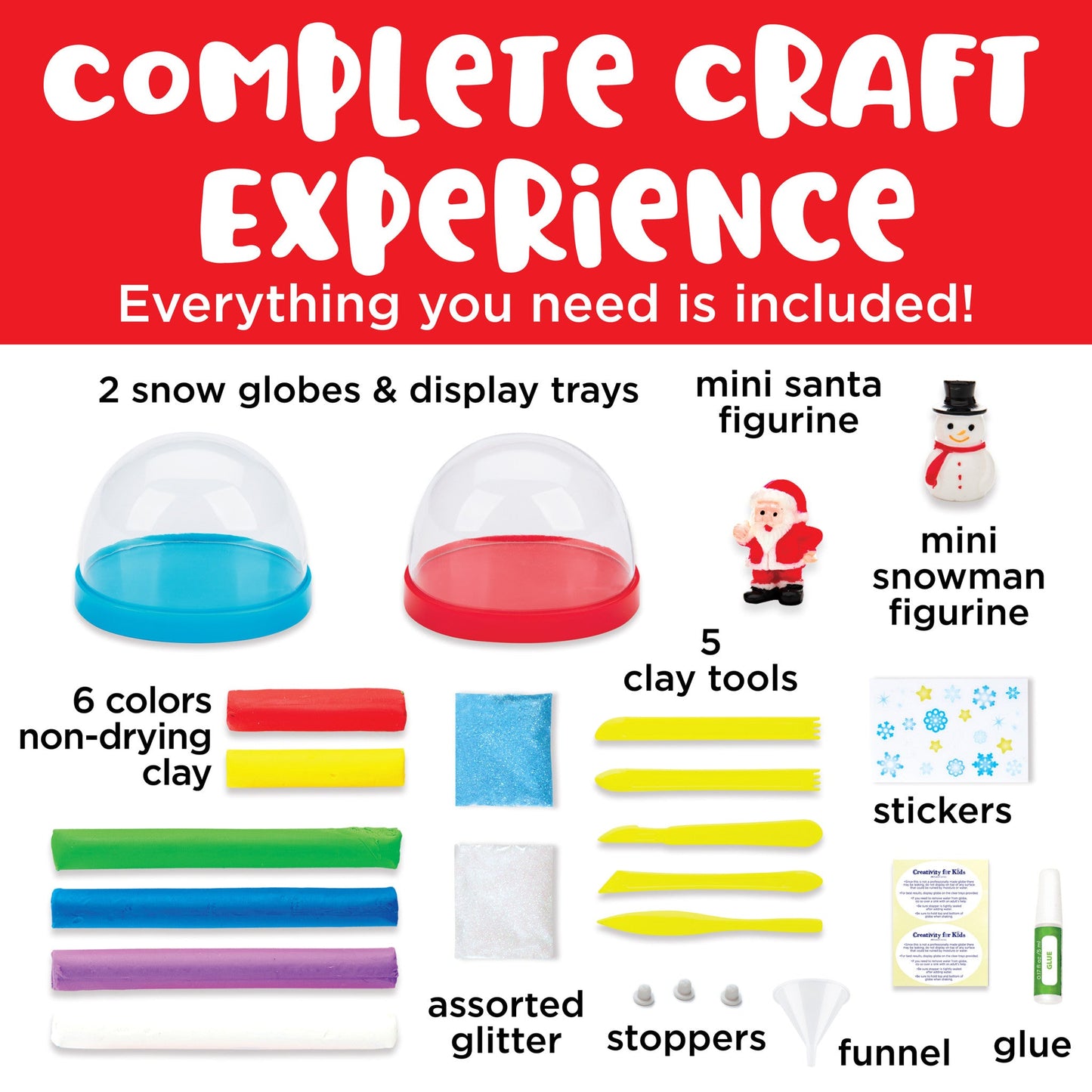 Holiday Make Your Own Snow Globes