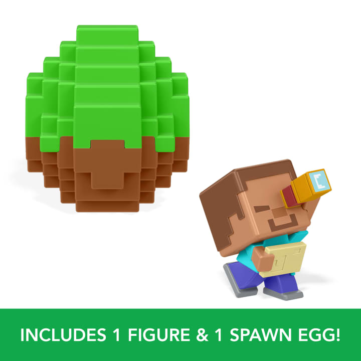 Minecraft Mini Mode Spawn Egg With Surprise Mini Figure