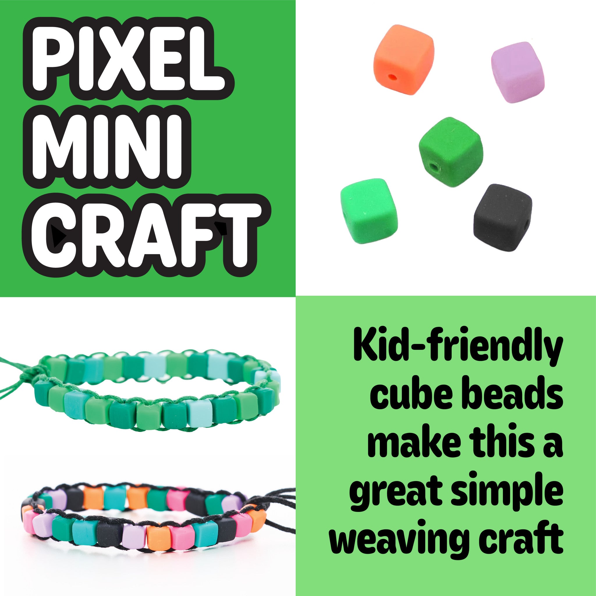 Mini Kit Woven Cube Bracelets
