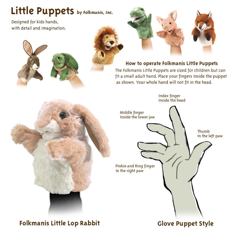 Little Lop Rabbit Puppet / Petit Lapin