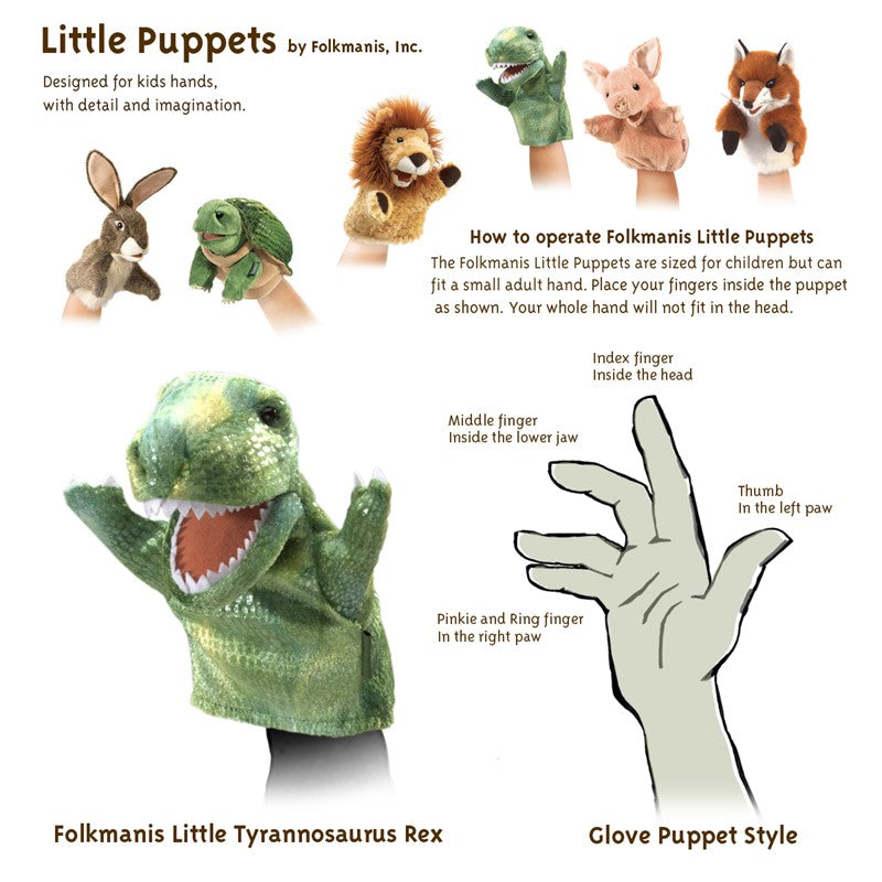 Little Tyrannosaurus Rex Puppet / Petit Tyrannosaure