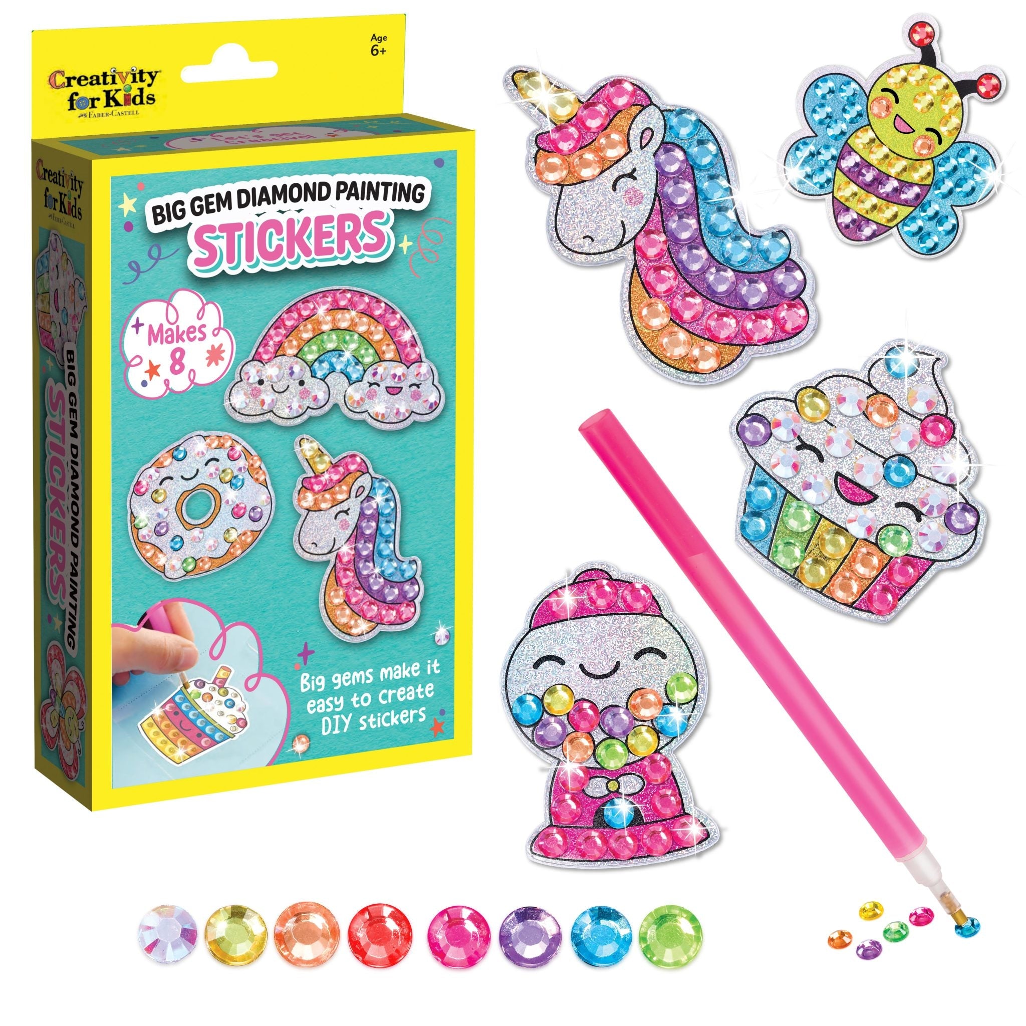 Big Gem Diamond Painting Stickers