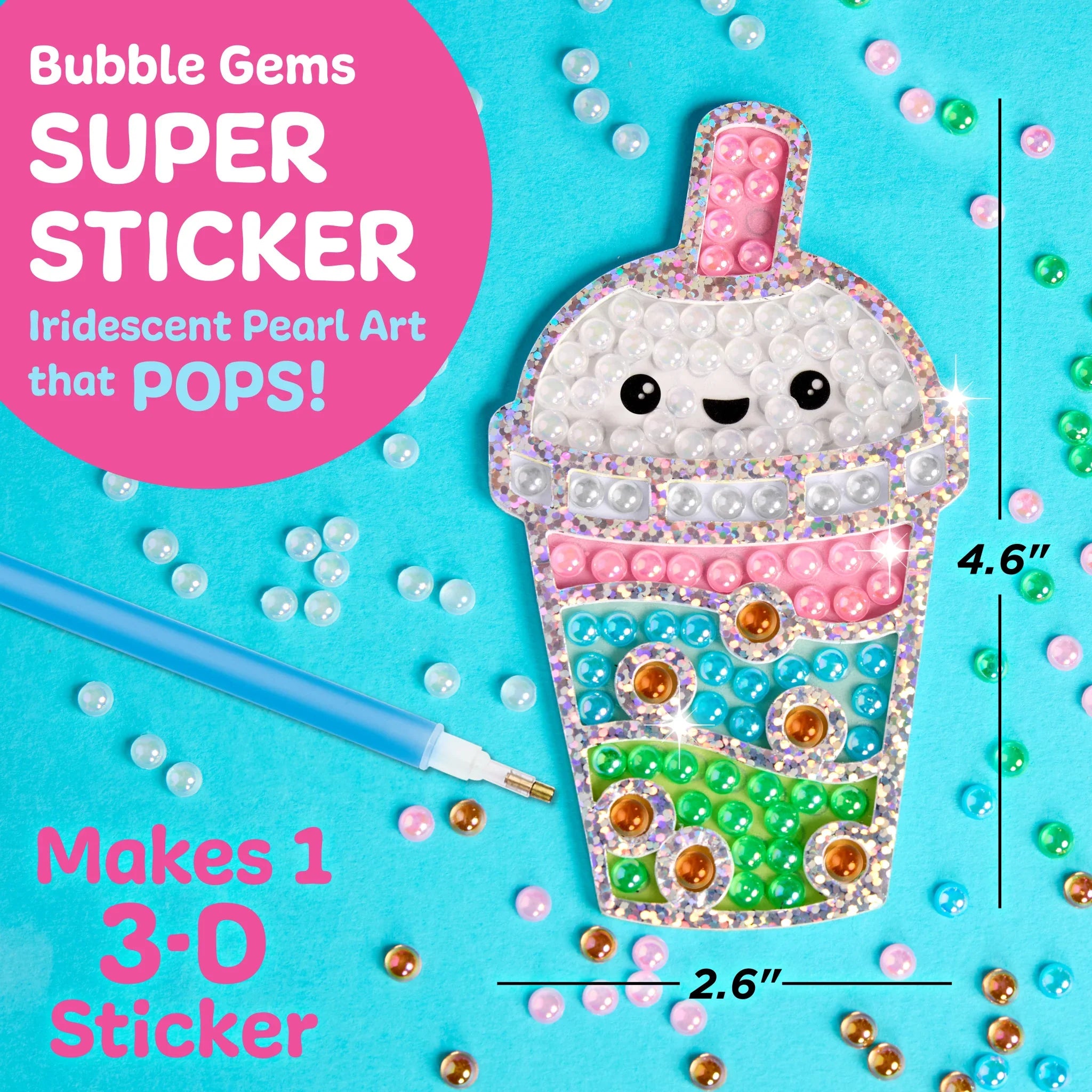 Bubble Gems Super Sticker