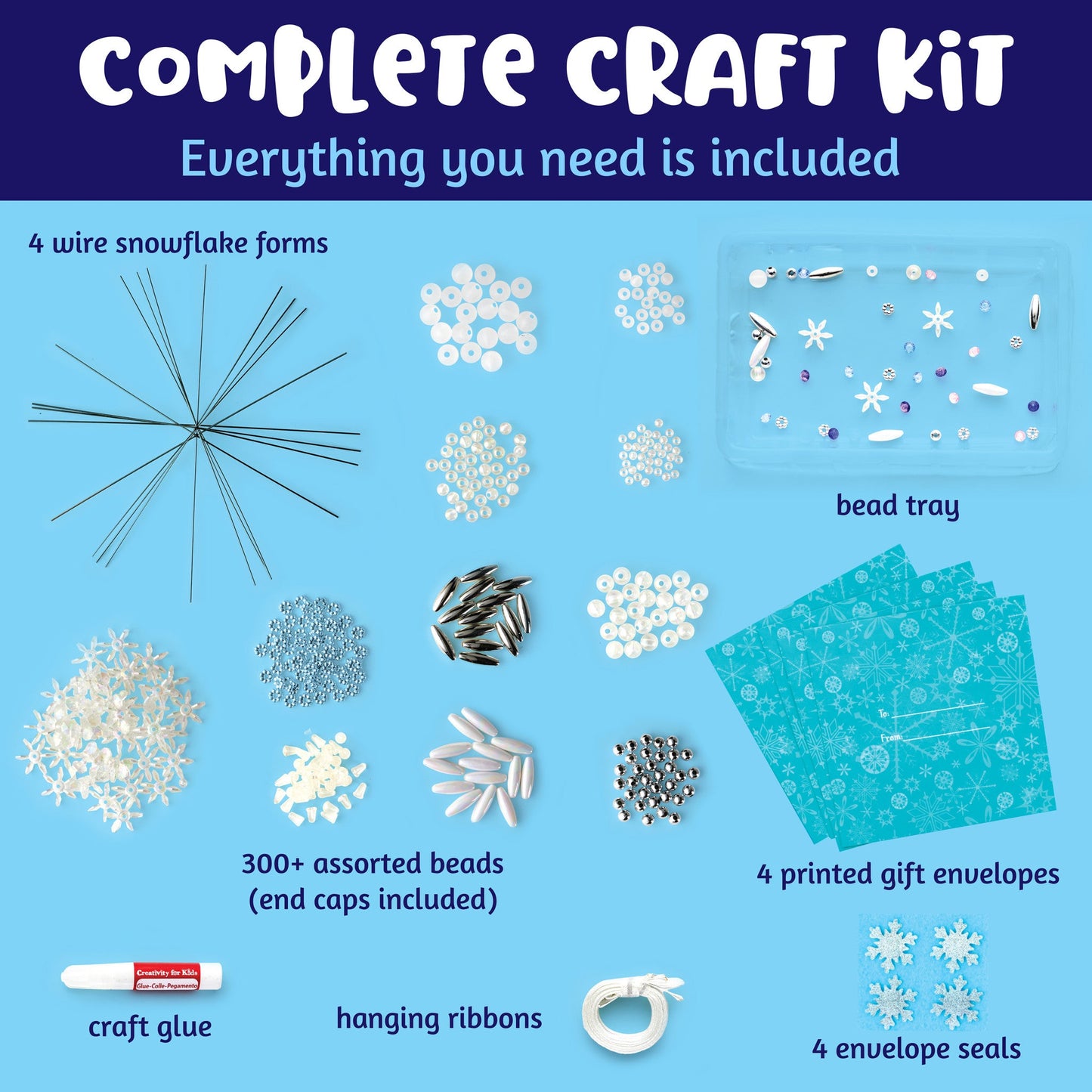 Holiday Beaded Snowflake Ornaments