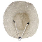 Straw Hat with Pom Pom (Matching Adult Size Available)