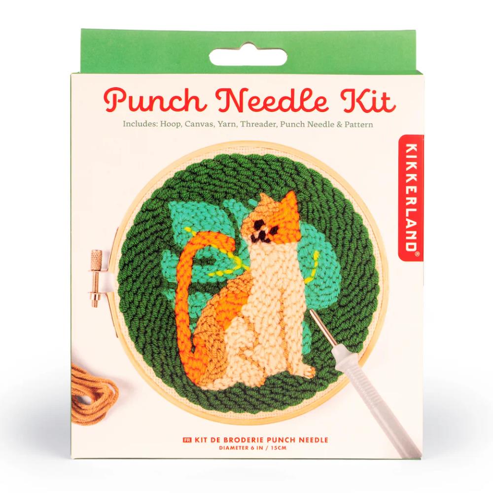 Cat Punch Needle Kit