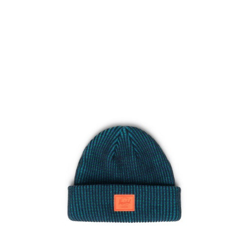 Rowan Plaited Kids Beanie - Darkest Navy Plaited