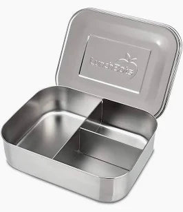 Lunchbots Medium Trio Bento Box Stainless Steel