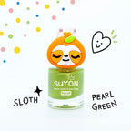 Suyon Nail Polish & Sock Gift Set - Pearl Green/Sloth