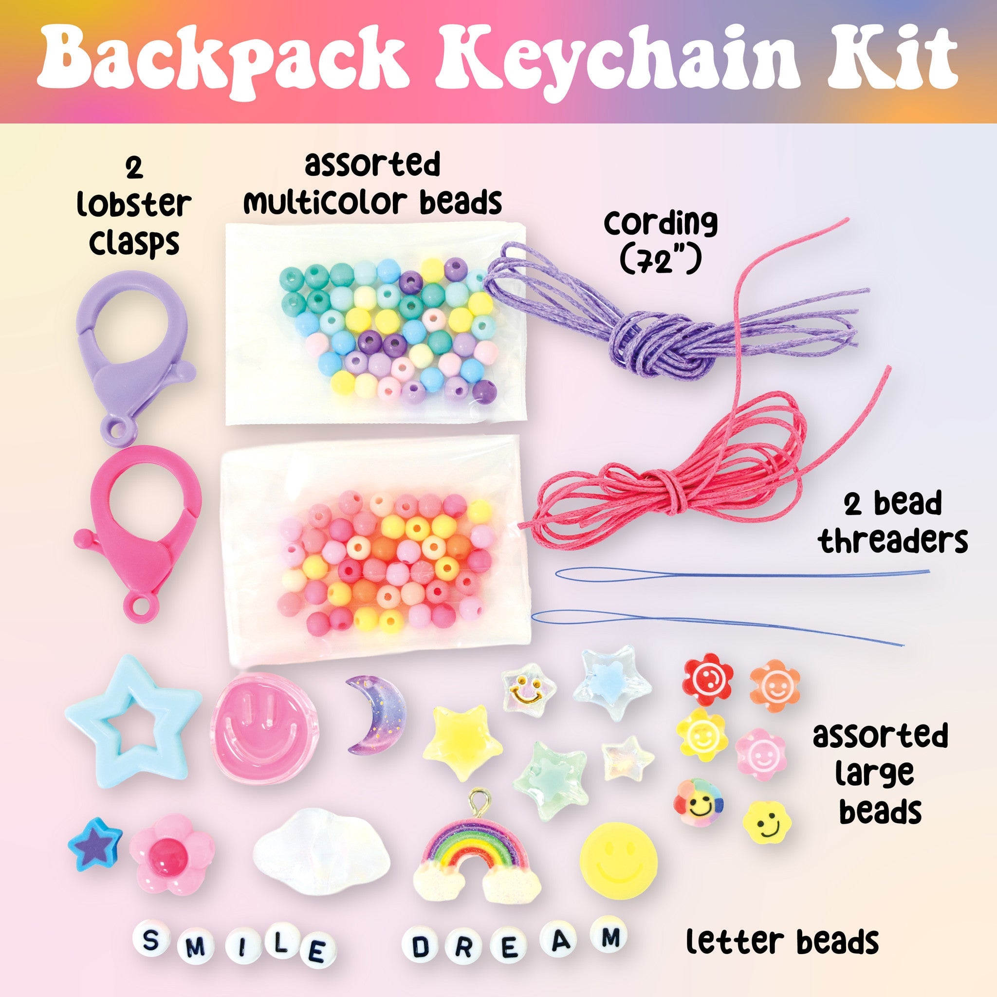 Mini Kit Backpack Keychains