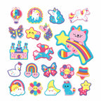 Unicorn Dreams Stickable Foam Bath Shapes